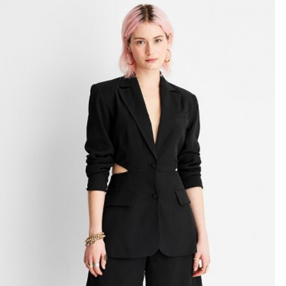 Collective Will Re-Worked Cropped Blazer